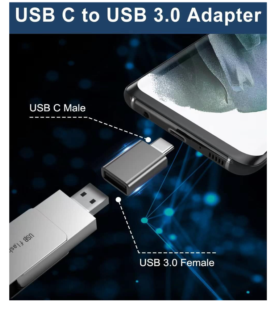 Basesailor USB C to USB Adapter 3 Pack