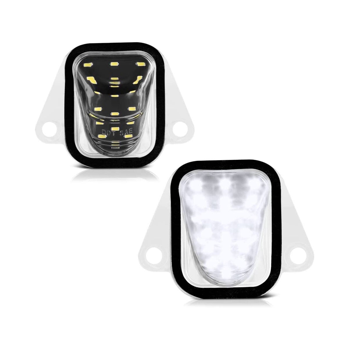 LED License Plate Tag Lights Kit For 2007-2014 Suburban Tahoe Yukon Escalade ESV