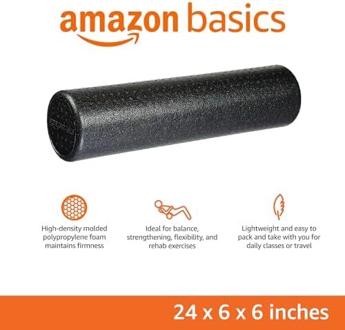 Amazon Basics High Density Foam Roller for Exercise and Recovery