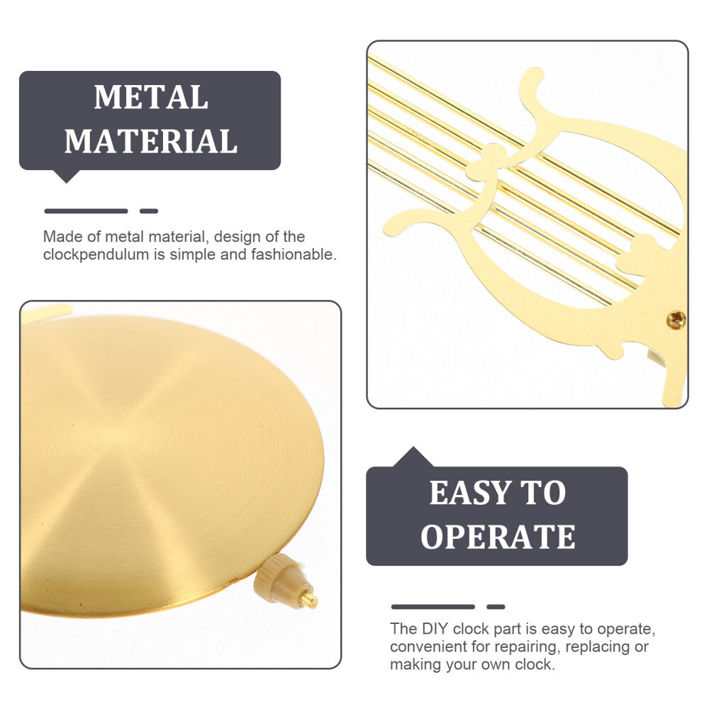 Metal DIY Wall Clock Pendulum Replacement Accessory