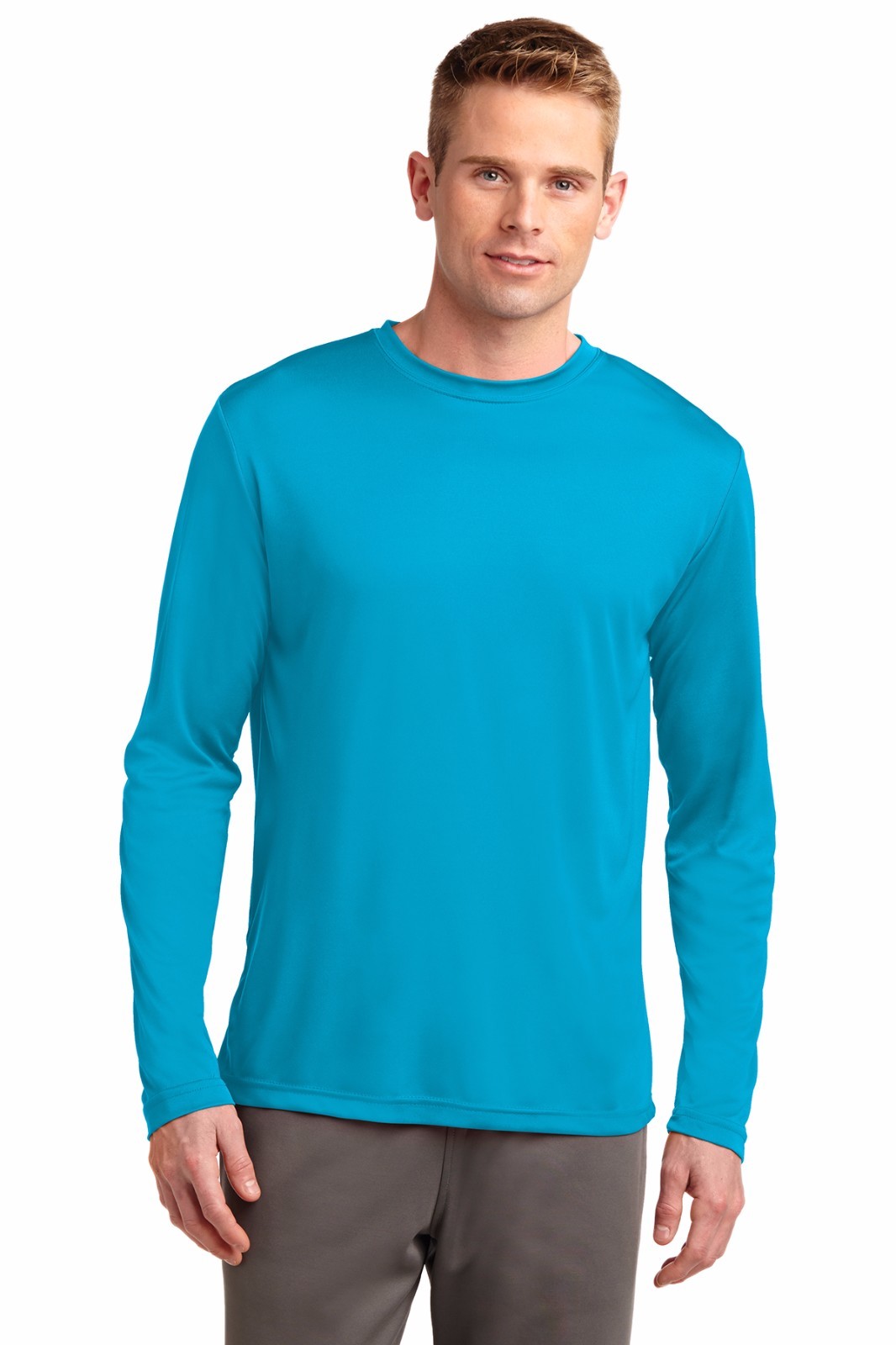 Sport-Tek Men's Long Sleeve Performance Moisture Wicking T-Shirt M-ST350LS