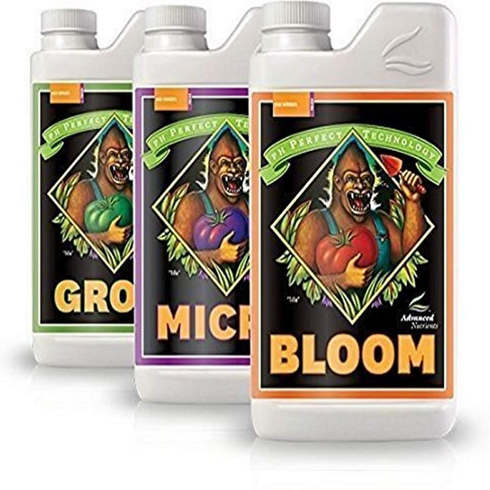 Advanced Nutrients ANBGMBD500 Bloom, Micro, Grow Fertilizer Bundle, 500ml Eac...
