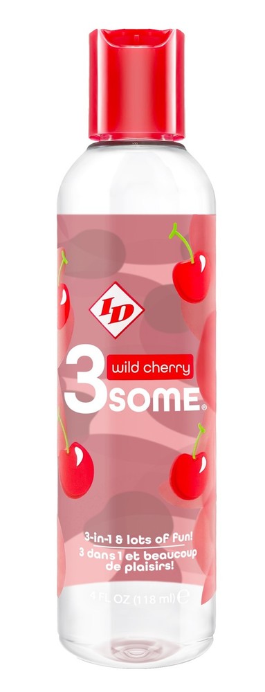 ID Lubricants 3some - 4 fl oz - Wild Cherry
