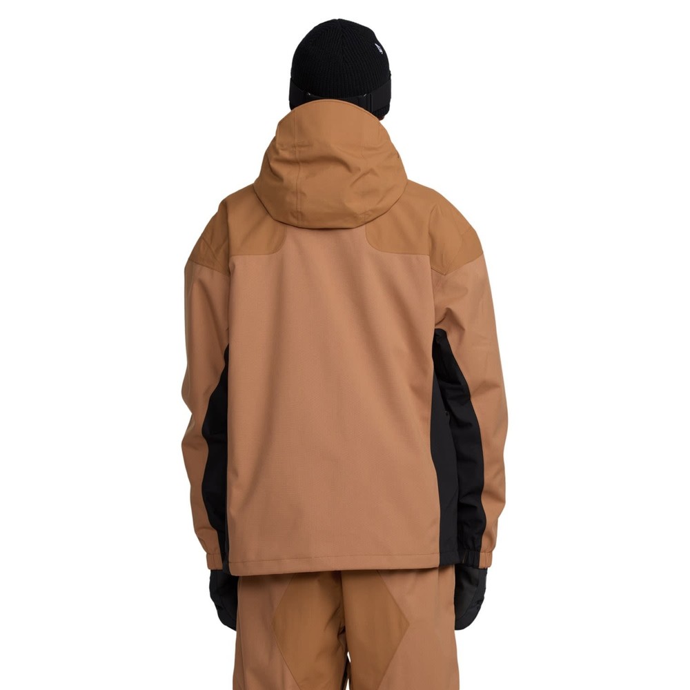 Volcom Kleveland Men's Winter Jacket, Terra Brown, Large