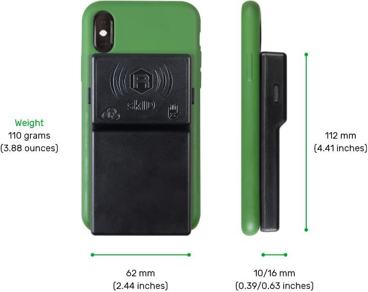 R1280I skID Mini Sled RAIN RFID Reader