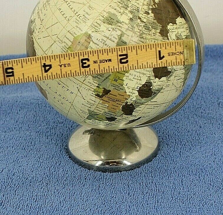 MODERN DESK TOP GLOBE 7" TALL GREAT GIFT IDEA