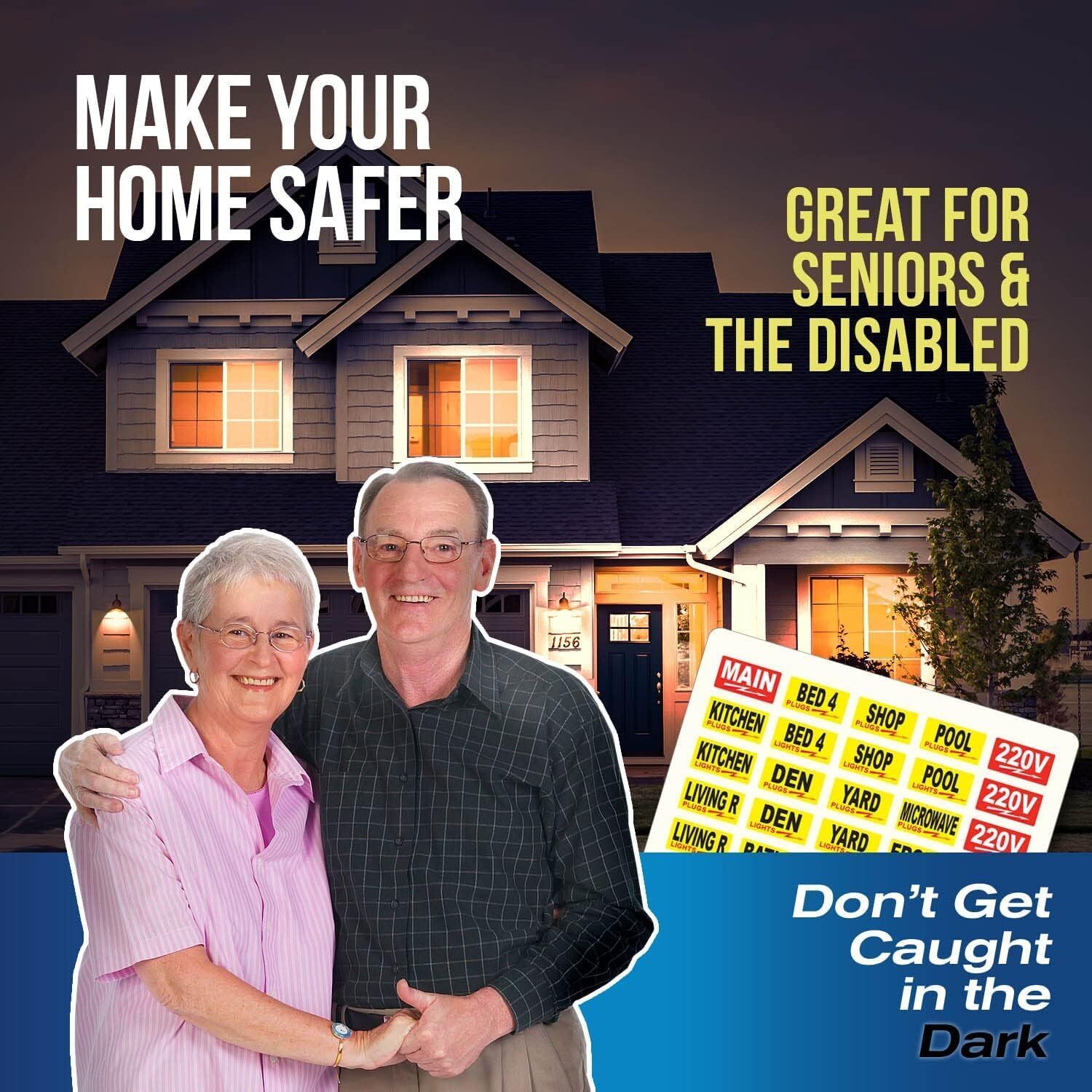 Vinyl Labels for Breaker Panel Boxes 170 Circuit Breaker Decals Choose Your Set