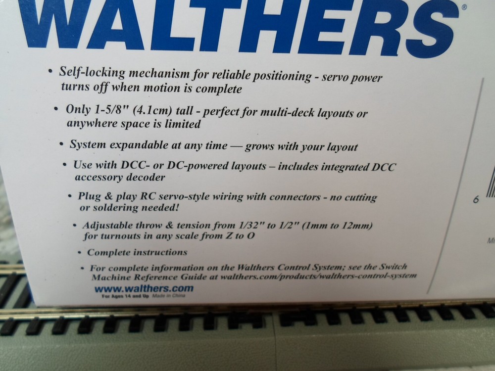 Walthers 942-102 Layout Control System Horizontal-Mount Switch Machine