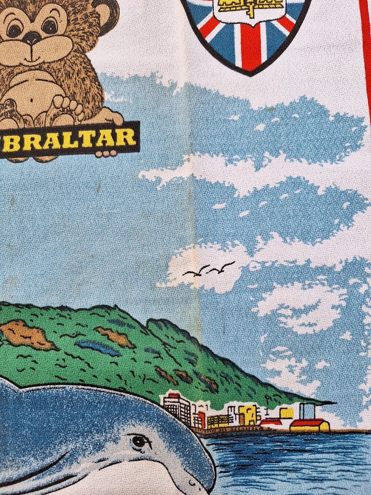 Vintage Gibraltar Tea Towel