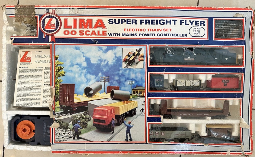 Lima OO 105007 Super Freight Flyer El. Train Set W/Power Controller