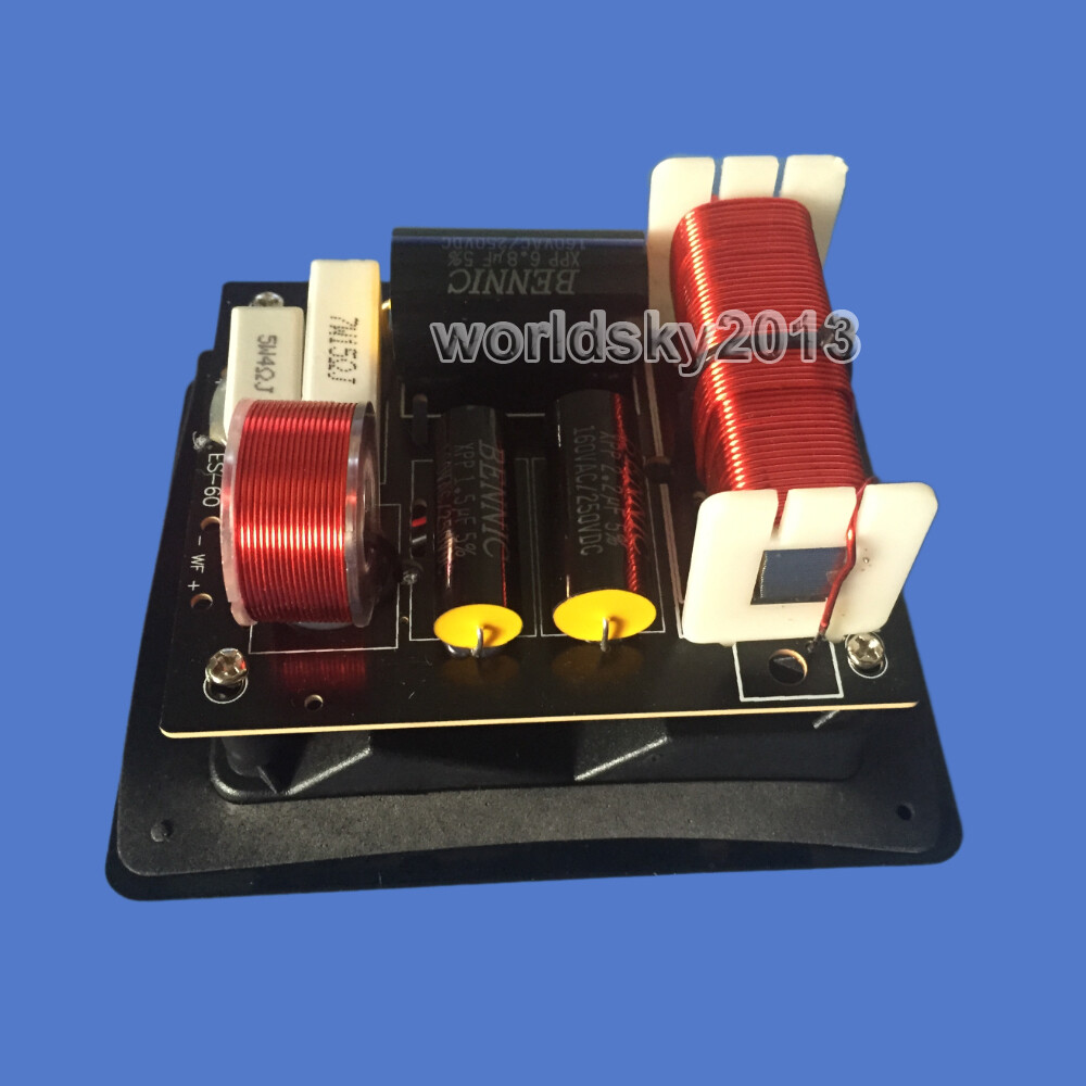 2x 260W High-Low 2 Unit Speaker Frequency Divider Crossover Filters Junction Box