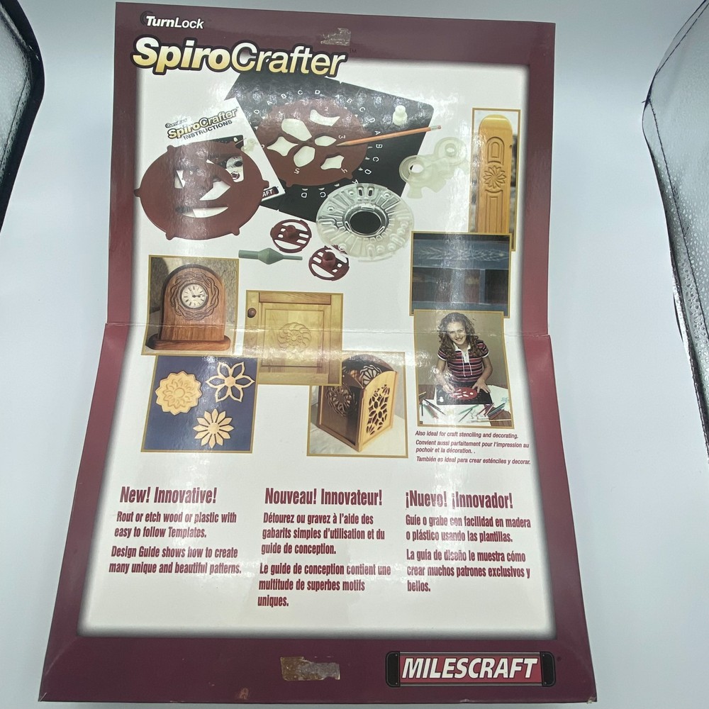 Milescraft SpiroCrafter TurnLock #1204 Create Patterns & Stencils Wood & Plastic