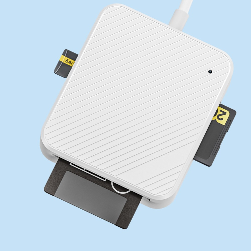 4 in 1 Type-C USB-C Smart Media M2 SD XD Card Reader Adapter For iPhone Android