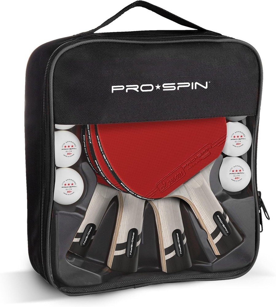 Professional Table Tennis Rackets Set with Case
