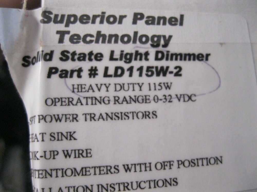 Superior Solid State Light Dimmer kit LD115W-2