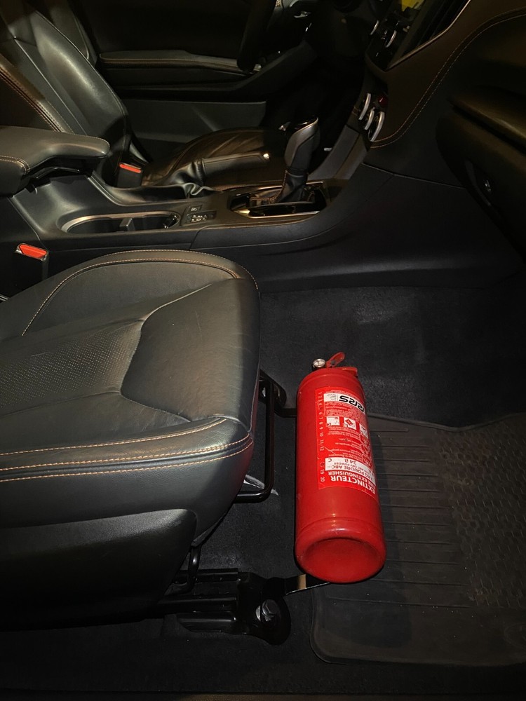 Fire extinguisher bracket for Subaru WRX VB