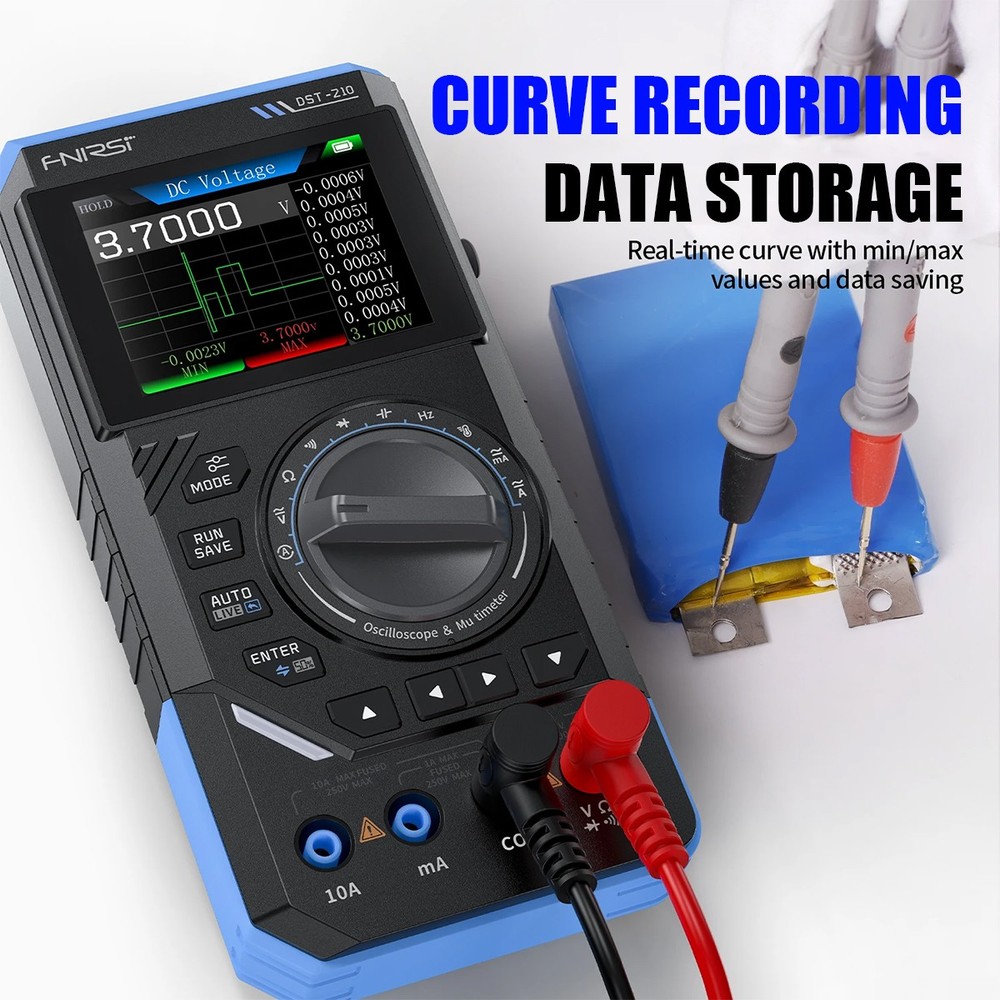 DST210 Handheld Digital Oscilloscope Multimeter+Function Signal Generator FNIRSI