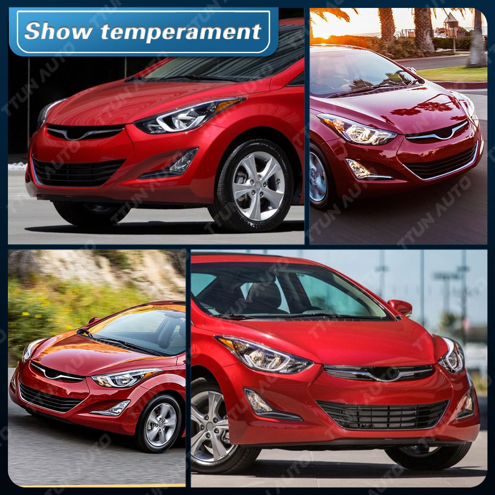 2014-2016 Elantra Driver Side Headlight Halogen–Compatible Replacement