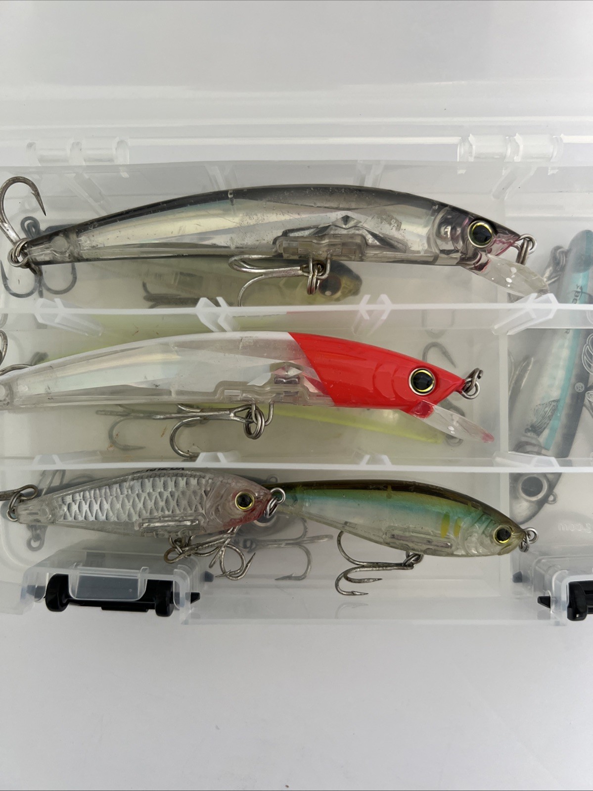 Plano 3500 Stowaway Case With Mixed Lot Of 6 YoZuri And 3 Bomber Lures