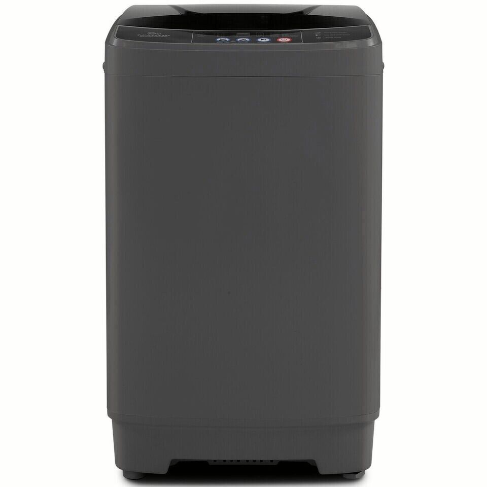 Portable Full-automatic Washing Machine 15.6 lb Compact Washer Shock Absorption