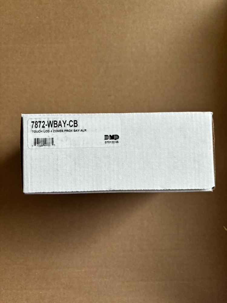 DMP 7872-WBAY-CB 4 Zone Touchscreen Keypad