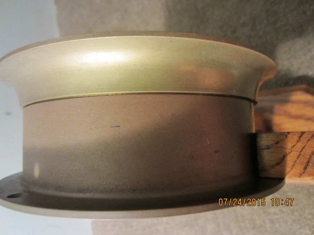 MARITIME, SOLID BRASS, SHIP'S TABLE TOP CLOCK