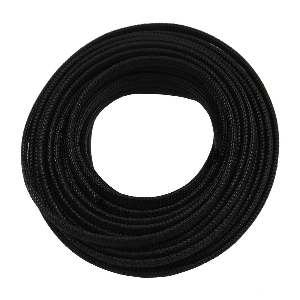30ft PET Expandable Sleeving Wire Cable Sleeve 1/2, Black