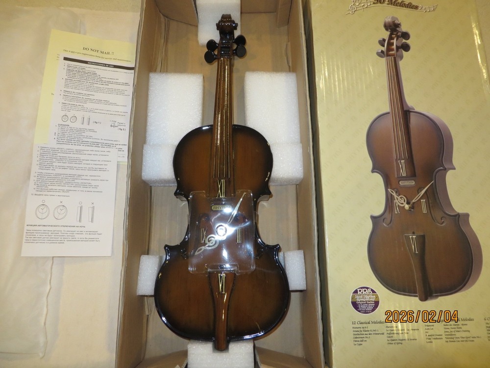 RHYTHM CLOCK - FIDDLER MUSICAL - 4MHA03