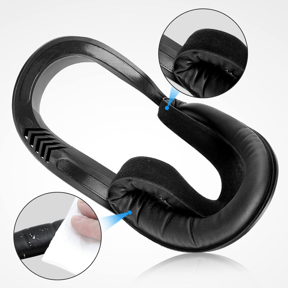 Facial Interface & Face Cover Pad for Oculus Quest 2, Sweat-Proof PU Foam Cus...