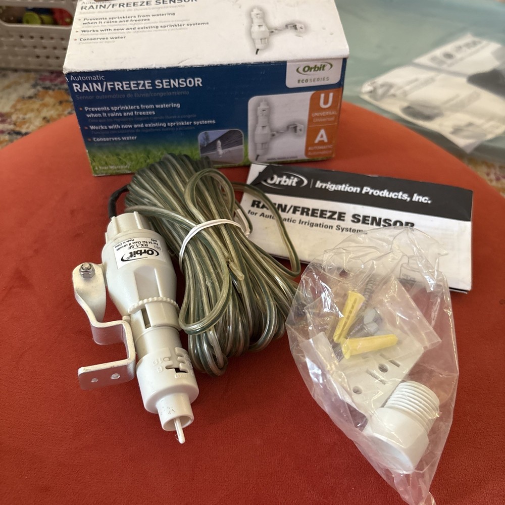 ORBIT Rain Freeze Sensor Automatic Universal White Hard Wired 57069