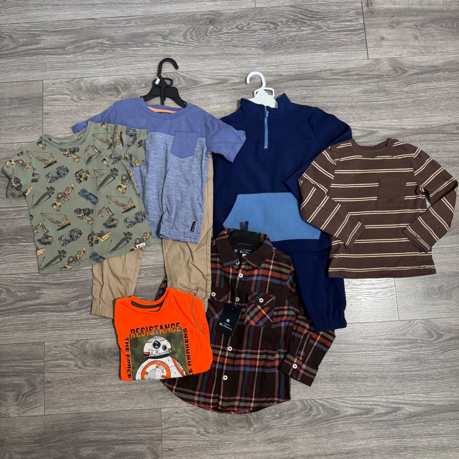 Boys 4T Clothes Lot 7pc GAP Star Wars Joggers & Sweater