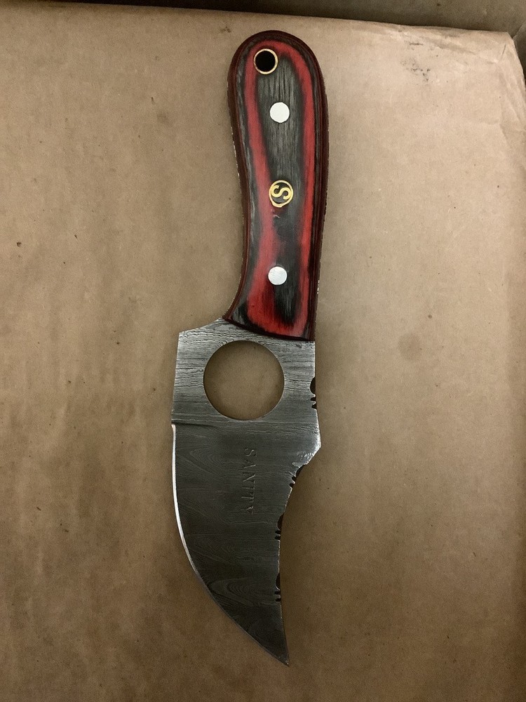 DAMASCUS RED HANDLE SKINNER (G29009403)