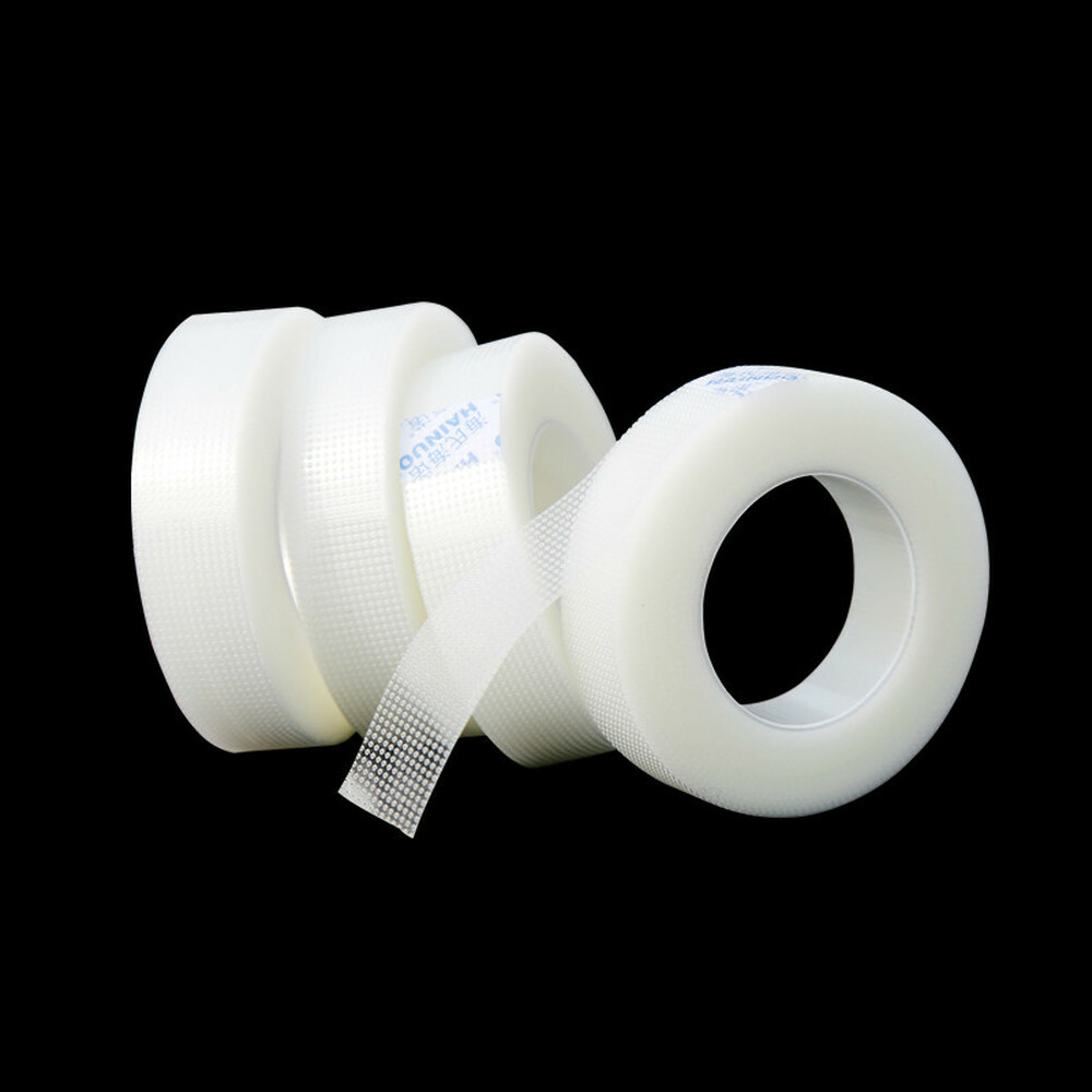 4 Rolls Eyelash Extension Patch PE Tape Clear Technician False Lash Makeup Tool