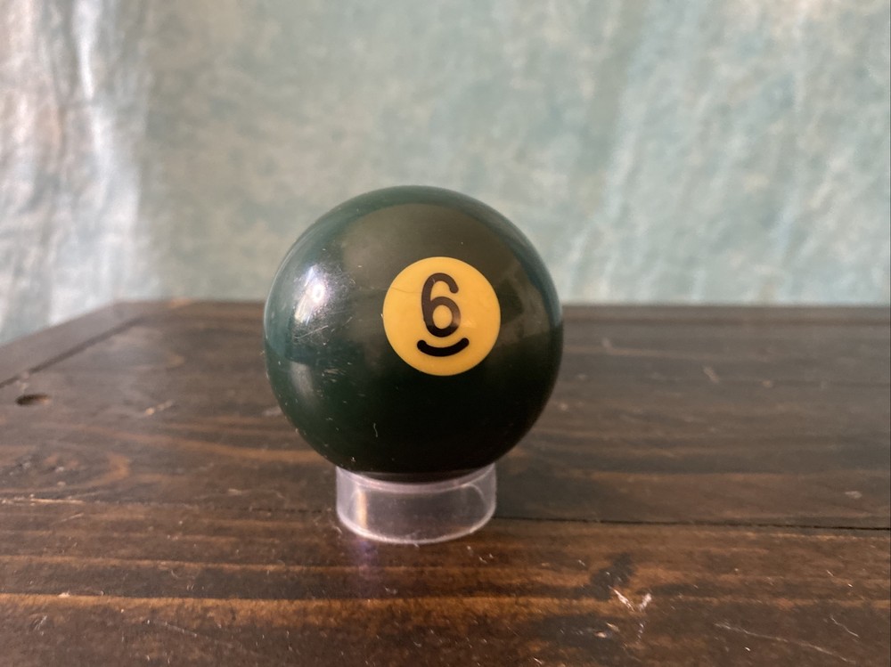 vintage pool billiard 6 ball
