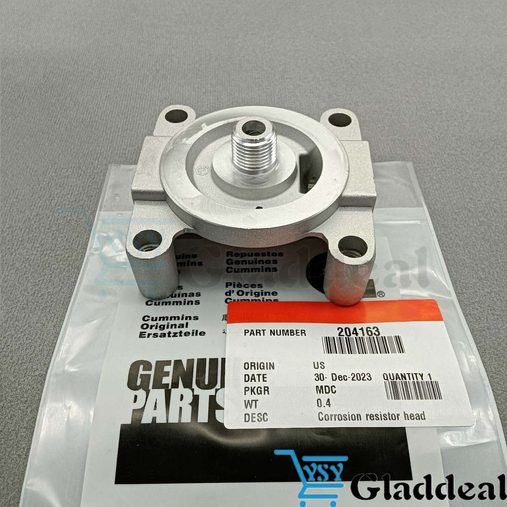 Diesel Engine Remote Mount Coolant Filter Head For Cummins Cat 204163