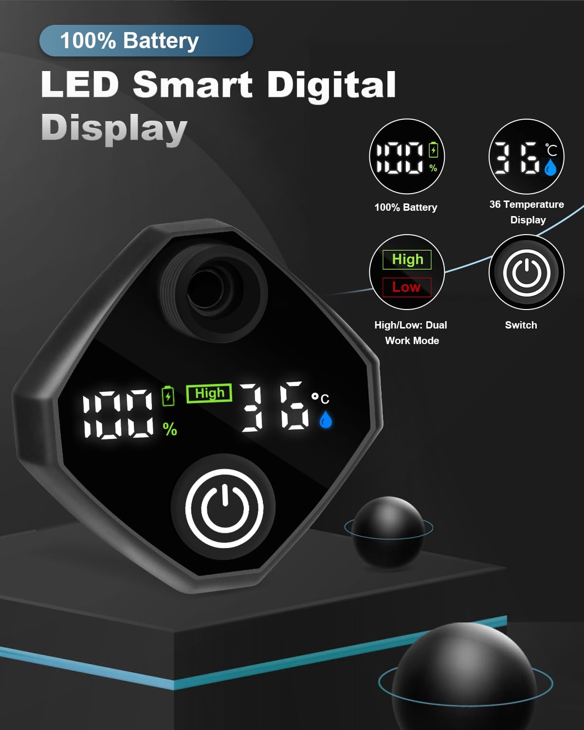 Ducha Portátil Para Camping Con Calentador De Agua 6000mAh Recargable En Oferta