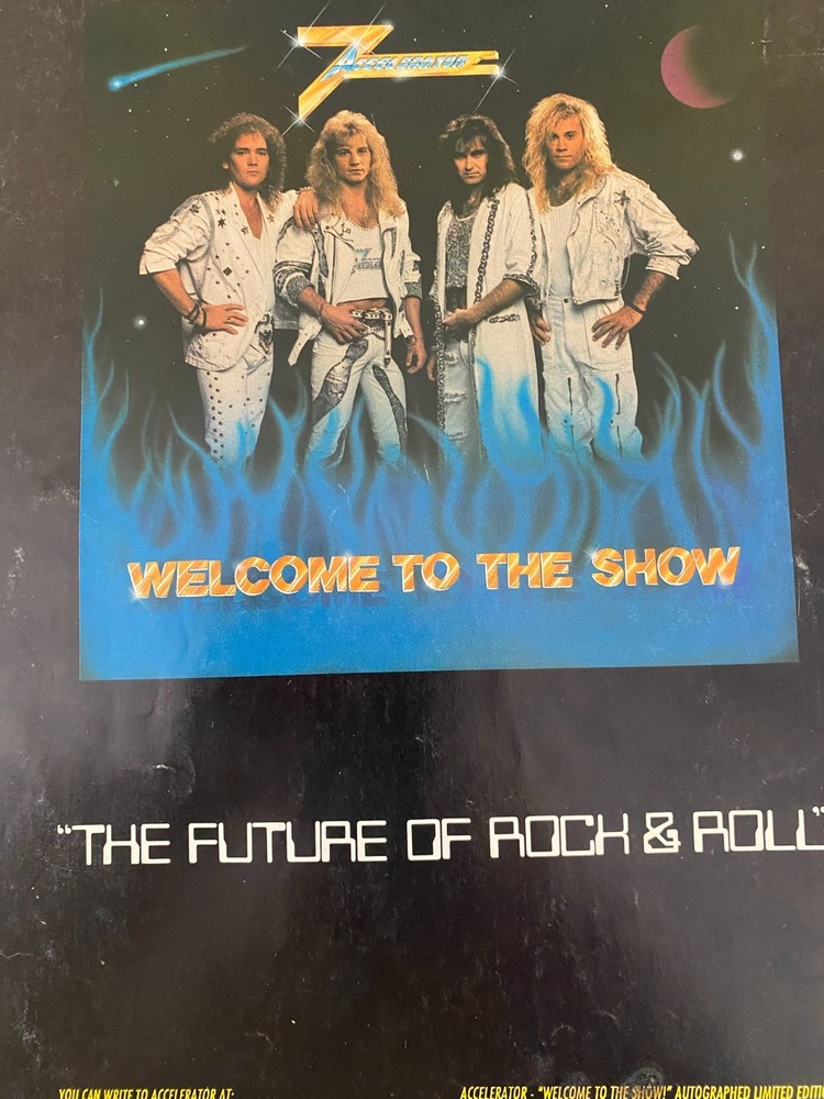 Accelerator, Welcome to the Show, Full Page Vintage Promotional Ad