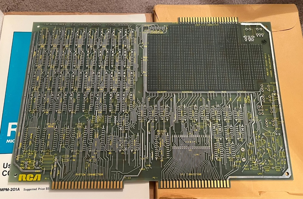 RCA COSMAC Evaluation Kit 18S020 Unbuilt