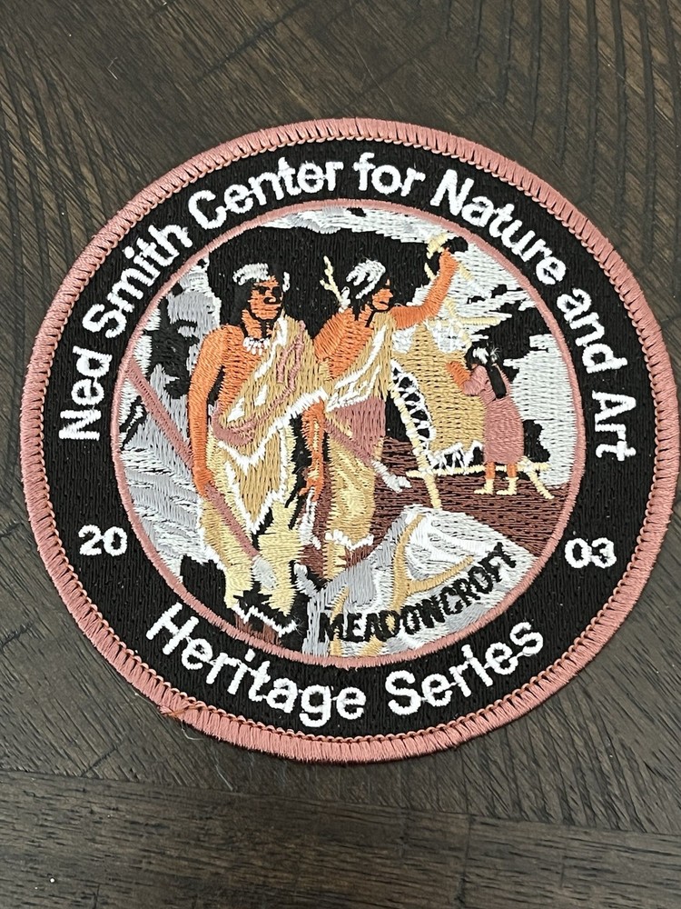 2003 NED SMITH CENTER FOR NATURE AND ART PATCH 4" DIAMETER
