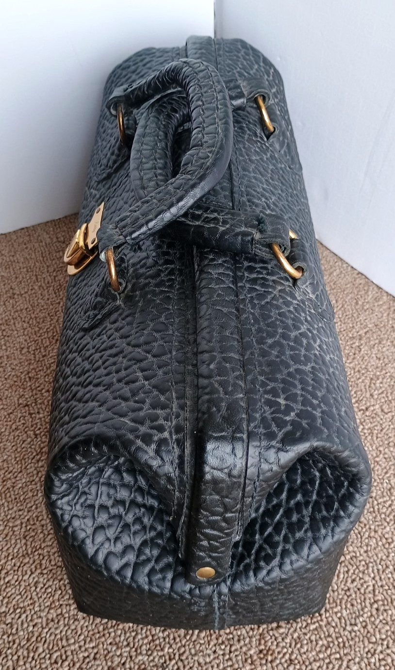 Vintage Leather Lilly Doctors MD Bag Hewlett Packard-RS Stethoscope WA Otoscope