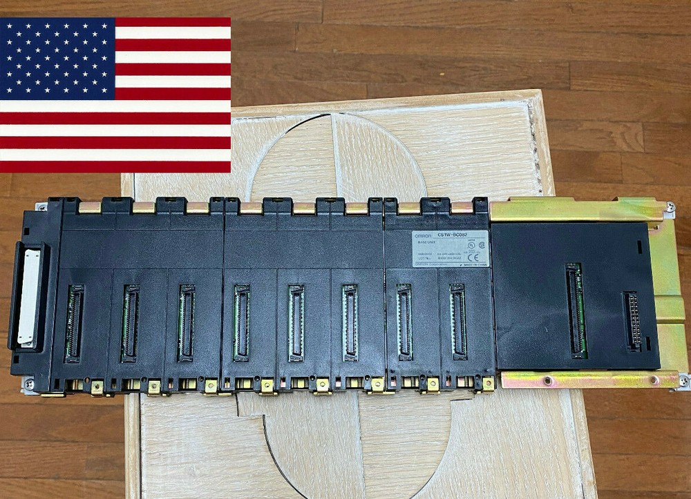 OMRON PLC CS1W-BC082 Base Unit Rack Used