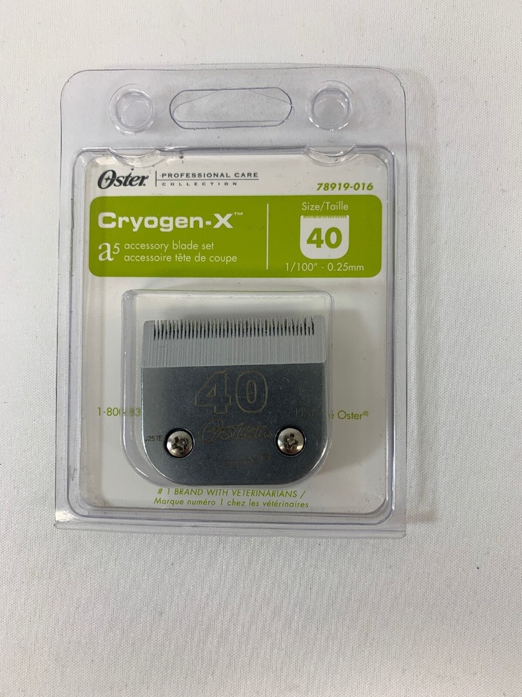 Oster Silver Cryogen-x Blade #40 NEW // 6325
