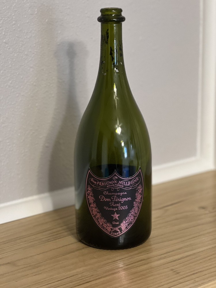 Dom Perignon Rose Champagne EMPTY
