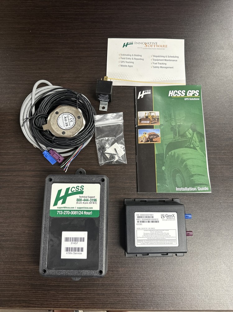 HCSS VectrGPS Telematics GPS Solutions Units for Heavy Construction
