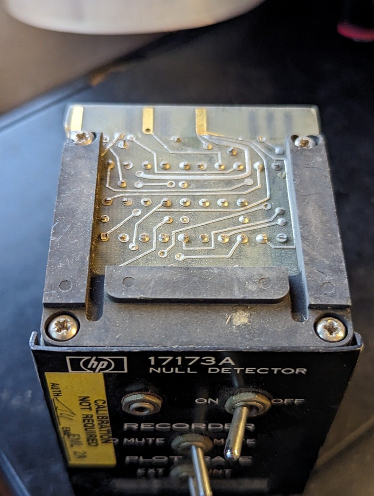 HP HEWLETT PACKARD 17173A NULL DETECTOR