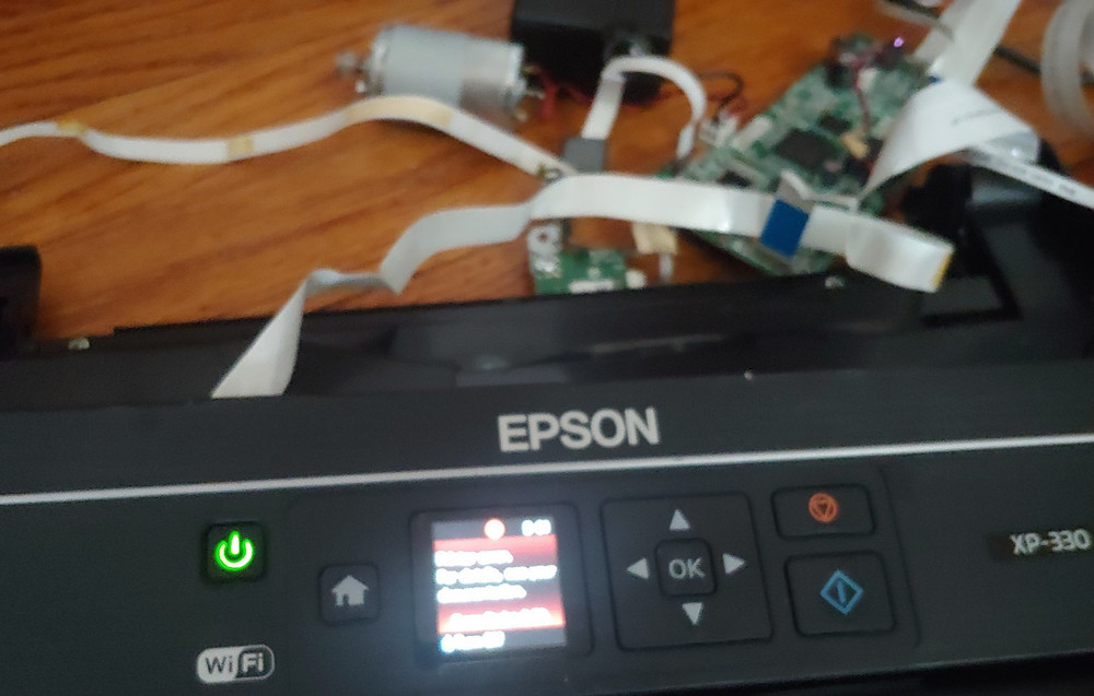 Epson XP-330 Printer Main Board used 2168517 (read description)