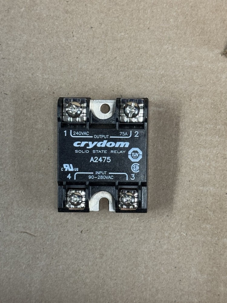 Crydom (A2475) Solid State Relay, 90-280 VAC, 75A