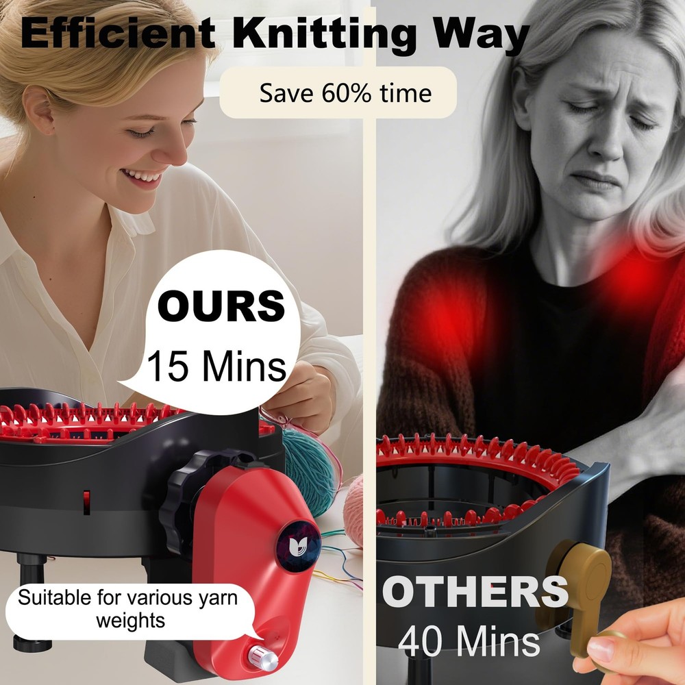 Electric Knitting Machine Adapter for Addi 46 Knitting Machine, Automatic Ada...