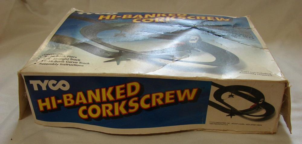 Tyco #6738 Hi-Banked Corkscrew