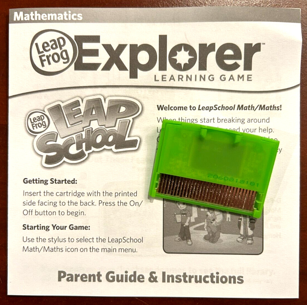 LeapFrog LeapPad Explorer Learning: Leap School - Math, Leap Pad 1 2 3 Expl Ultr
